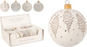 Eglutės žaisliukas, įv. dizainų ir spalvų, skersmuo 10 cm