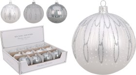 Eglutės žaisliukas, 3 skirtingų sp., skersmuo 8 cm