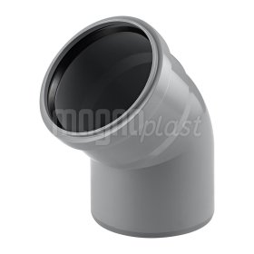 Vidaus nuotekų alkūnė MAGNAPLAST HTPLUS, DN110/22,5°
