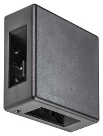 Lauko šviestuvas RABALUX Lippa, LED, 6W, 230V, 3000K, 190 lm, IP54, sieninis, plastikinis, juodos sp., 120 x 120 x 50 mm, 7317