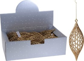 Eglutės žaisliukas, auksinės sp., 22 cm