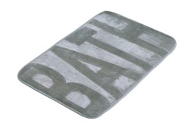 Vonios kilimėlis BISK Basic 5, 40 x 60 cm, pilkos spl.