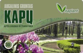 Augalinis gruntas VITAPLANT Kapų, 30 l