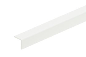 PVC kampinis apdailos profilis CEZAR Nr.101, spl. balta, 25x25x2750 mm, 670091