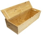 Medinė sandėliavimo dėžė sodui 4IQ, 75 x 33 x 35 cm