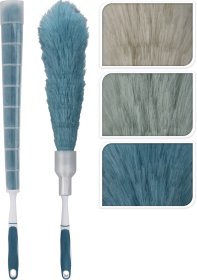 Dulkių valymo šepetys, 3 skirtingos sp., ilgis 61,5 cm