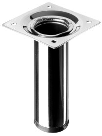 Baldų koja HETTICH, reguliuojama, sidabro spl., d-30 mm, 100 mm, 1236