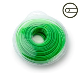 Žoliapjovės pjovimo lynas HERVIN GARDEN AZPL3.0X50, apvalus, žalios spalvos, skersmuo 3,0 mm, 50 m
