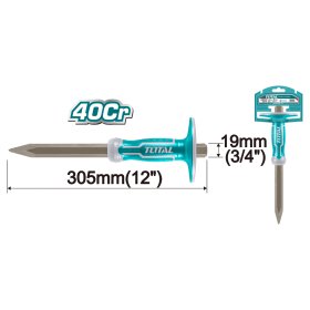 Kaltas smailus TOTAL, 40 cr, 4 x 19 x 305 mm, THT4421219