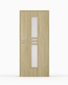 Laminuotos vidaus durys su užlaida VIVENTO Carson, dešininės, spalva Bleached oak, matmenys 2030 x 844 x 40 mm