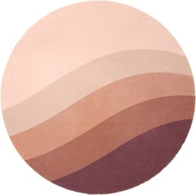 Kilimėlis LAKO Living, 100 x 100 cm, 100% poliamidas, dryžuotas, S14184-001/S13084-002, Vokietija