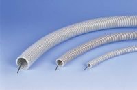 Gofruotas vamzdis MINBUD, D16mm, su viela, pilkos spalvos, 320 N, RKGLp16, 50m.