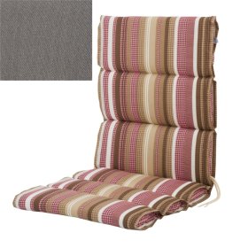 Pagalvėlė PATIO Ambiente Niedrig H041-06PB, kėdei su žemu atlošu, 105 x 50 x 5,5 cm, 52% poliesteris, 48% medvilnė