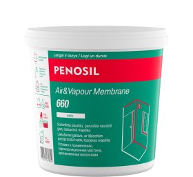 Oro ir garų izoliacinė mastika PENOSIL, Premium Air&Vapour Membrane 660, balta, 1 kg