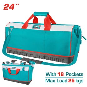 Įrankių krepšys TOTAL, 25 kg, 60x23x35 cm, THT16242