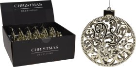 Eglutės žaisliukas, šampaninės sp., 100 x 25 x 110 mm