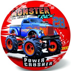 Vaikiškas kamuolys STAR, Super cars Monster truck, 23cm