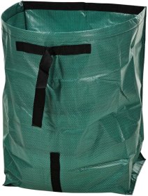 Sulankstomas maišas sodo atliekoms, 175 l, 55 x 55 x 75 cm, poliesteris sutvirtintas viela, 120 g/m2, su rankenomis, tamsiai žalios sp.