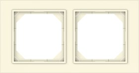 Rėmelis VILMA Qr1000 R02 Fit Line, 2 vietų, dramblio kaulo sp.