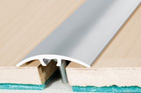 Aliumininė grindų juostelė HESORA H 64 D2, 3.2 x 180 cm,  mat.sidabro spalvos, kilmės šalis ES