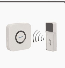 Skambutis ORNO Torino Or-Db-Fx-129, 200m, bevielis, 3XAAA, 52 mel., baltos sp., 02017S