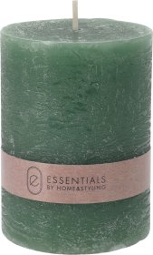 Žvakė - cilindras, 6 x 8 cm, žalios sp.