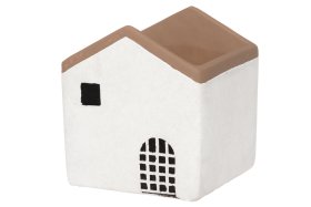 Lauko vazonas 4Living NAMAS, baltos sp., 18 x 18 x 20 cm.