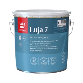 Vandeniniai dažai TIKKURILA Luja 7, 2,7 l, A bazė, vidaus darbams, balti, matiniai, tonuojami