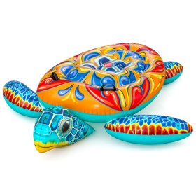 Pripučiamas plaustas BESTWAY Mediterranean Turtle Ride-On, 1,83x1,73 m, 41523