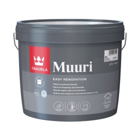 Karščiui atsparūs sienų dažai TIKKURILA Muuri, 2,7 l, balti, matiniai