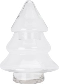 Serviravimo indas, eglutės formos, stiklas, 17 x 17 x 25 cm