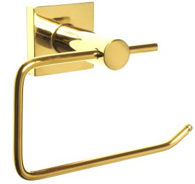 Tualetinio popieriaus laikiklis BA-DE Nero Gold, pakabinamas, atviras, aukso spalvos, CKG-7820 84