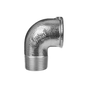 Alkūnė GEBO, 3/4", DN20, vidinis/išorinis sriegis, cinkuotas ketus