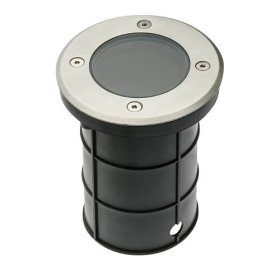 Lauko šviestuvas ALFA, max.50 W, GU10, IP67, įleidžiamas į grindinį, apvalus, metalo spalvos