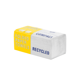 Popierinis rankšluostis lapeliais GRITE Compact Economy 250, perdirbtas plaušas