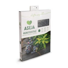 Agro tekstilė ASEJA AT1,6x10/100-AS, 1,6 x 10 m, 100 g/m2, juodos sp.