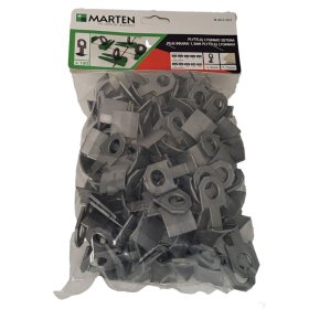 Plytelių inkaras MARTEN, storis 1,5 mm, 7-15 mm, išlyginimo sistemai, pilkas, 100 vnt.