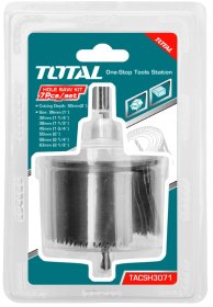 Gręžimo karūnėlių rinkinys TOTAL, 7vnt.,26-63 mm, TACSH3071