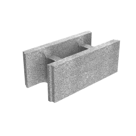 Blokeliai pamatiniai FIBO, matmenys 250 x 200 x 500 mm, 1016510