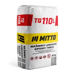 Gipsinis tinkas MITTO TG110 L, mašininis, 30 kg
