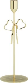 Žvakidė Kaspinas, metalas, aukso sp., 9 x 9 x 25,2 cm