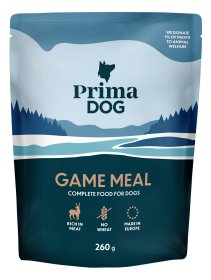 Konservuotas šunų ėdalas PRIMADOG, žvėriena, 260g