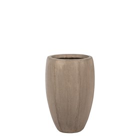 Keraminis lauko vazonas Donica Sylvie I, pilkos sp., 28 x 28 x 43 cm.