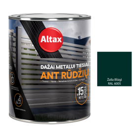 Dažai metalui ALTAX, žalia, blizgi, RAL 6005, 0,75 l