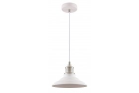 Pakabinamas šviestuvas GTV Loret M, E27, 1 x 40W, 220-240V, IP20, baltos sp., skersmuo 205 mm, OS-LOR-M-E27-00-DEC