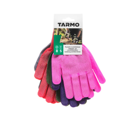 Sodo pirštinių komplektas TARMO, su taškeliais, 8 dydis, 5 poros