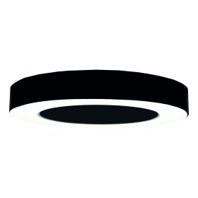 Pakabinamas LED šviestuvas TOPE, 36W, 3000-6500K, 230V, 3240lm, IP40, 60 cm skersmuo, juodos spalvos