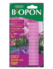 Trąšų lazdelės žydintiems augalams BIOPON, 30 vnt.
