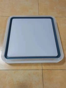 Lubinis LED šviestuvas BALTIK GAISMA K2214/500, 36/36/72 W, 3000+6000K, 230V, 4593 lm, su pultu, 500x500 mm, pilkos sp.