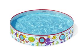 Pripučiamas baseinas BESTWAY Fill 'N Fun Pool, skersmuo 152 cm, aukštis 25 cm, 55029